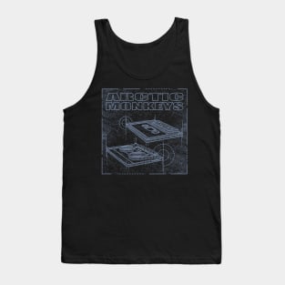 Arctic Monkeys Technical Drawing Tank Top